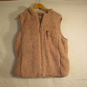 Weatherproof Vintage Women's Comfy Hooded Sherpa Vest